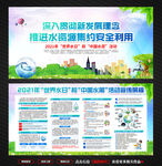 世界水日中国水周展板宣传栏