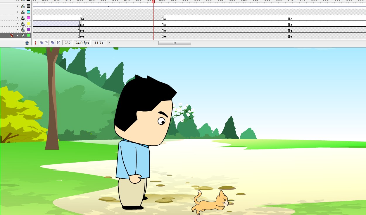 关于窗的动画36秒