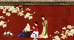 宫墙仕女图