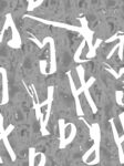字母 抽象 扎染
