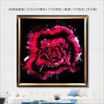 抽象花朵装饰画