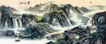 国画山水