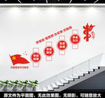 党史楼道文化墙