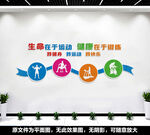 健身房文化墙