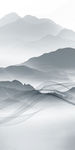 新中式山水画玄关画 TIF分层