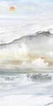 石纹山水画