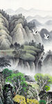 国画最新玄关山水 TIF分层
