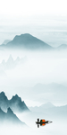 新款玄关山水中国风画