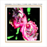 无框画 花