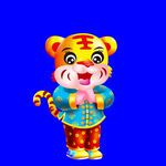 虎年门画