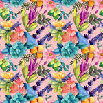 四方连续数码印花小碎花花型