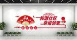 和谐社区文化墙图片