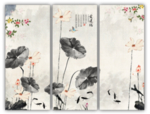 国画荷花