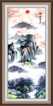 巨幅山水画