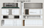 现代景墙围墙