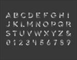英文 数字 字体造形