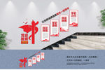 学党史楼梯文化墙