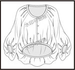 服装设计连衣裙女装款式衬衫T恤