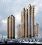 雪景住宅