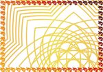 火焰红 花样证书纹