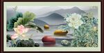 国画荷花