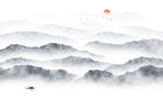 中式山水画