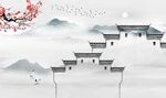 微派山水背景墙