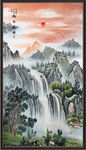 玄关山水画