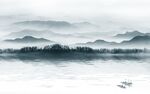 现代中式意境山水 TIF分层