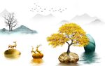 高档新山水高端画 tif分层