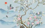 花鸟山水
