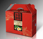 双蛋礼品盒（平面展开图）