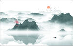 禅意山水画