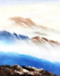 山水水墨画