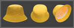 小黄帽渔夫帽图片