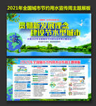 2021全国城市节水宣传周展板