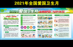 爱国卫生月展板