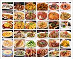 饭店灯箱菜图