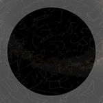 星空星座坐标图 北极