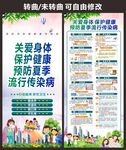 流行传染病展架