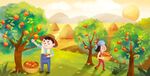 五一劳动节果农劳作
