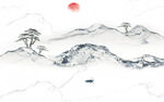 新款 山水画客厅画 tif分层