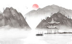 山水画 晶瓷画 新中式