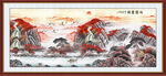 鸿运当头山水挂画