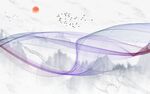 爵士白曲线背景墙