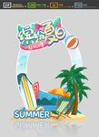 夏天 拍照框