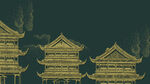镂空艺术建筑背景墙
