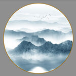 中式山水画