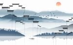 新中式水墨山水