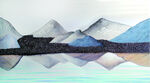 抽象山水油画